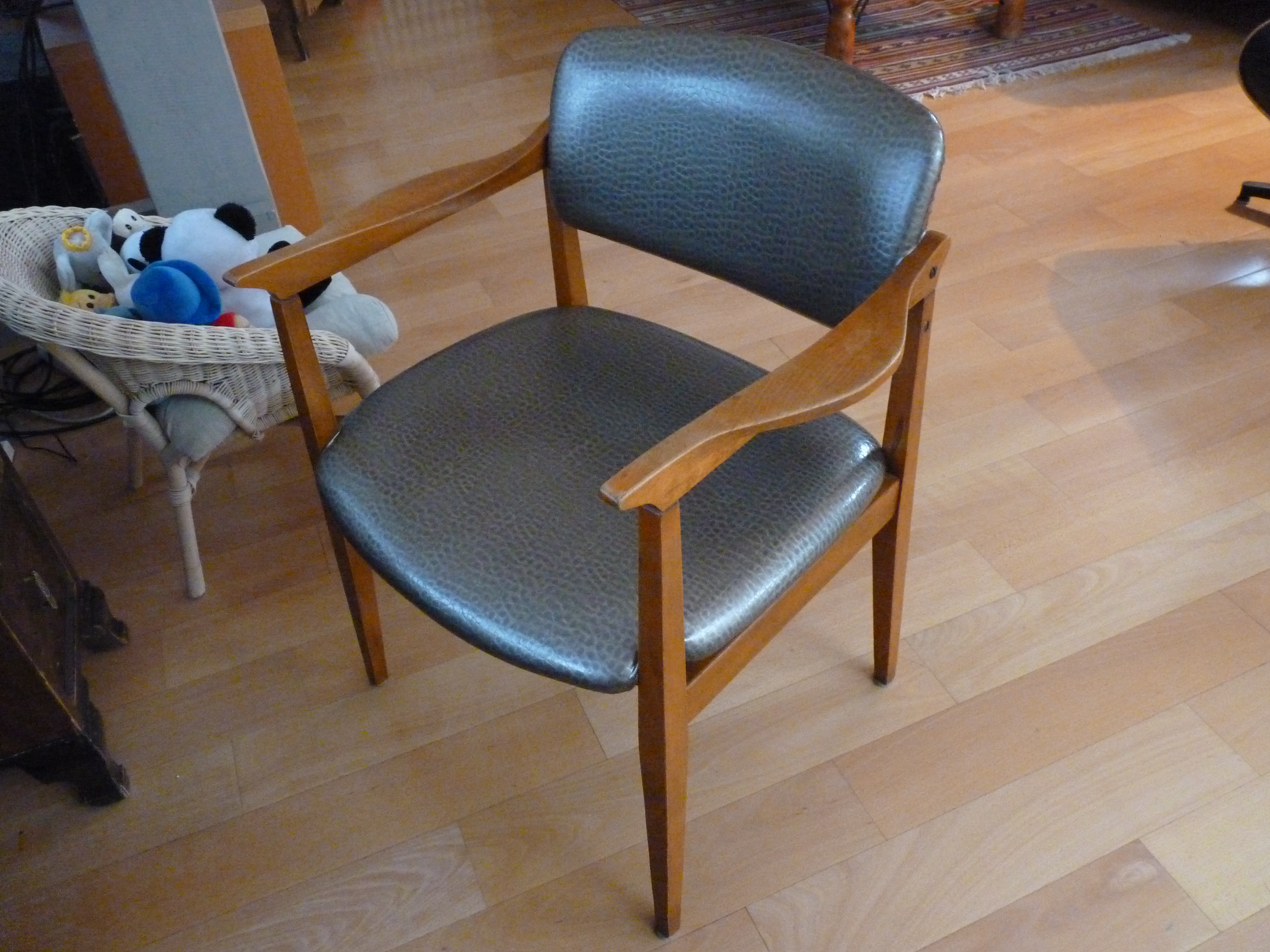 Fauteuil teck années 50